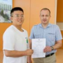 Chinese students received certificates of completion