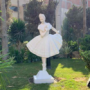 University professor decorates Egyptian Opera Park with sculpture of Russian ballerina